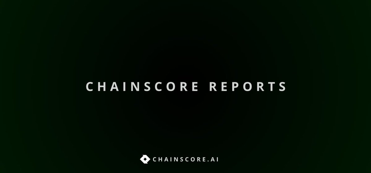 ChainscoreAI's tweet photo. Introducing the Chainscore Reports: https://t.co/4DHjEdawgb

Exclusively feature 80%+ score scans collected from users interacting with our Telegram bot. Whenever a contract address is submitted and analyzed through our bot, only the top-scoring results will make it to the channel. Stay ahead in the crypto game by keeping an eye on the best-rated tokens, and make smarter, data-driven decisions in your crypto journey.

#CSAI