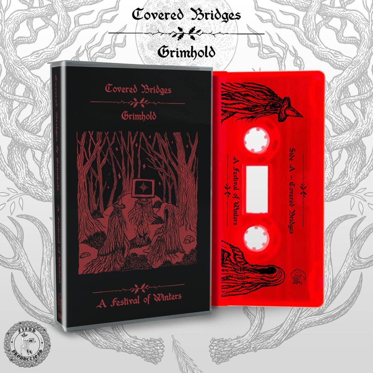 A Festival of Winters is the culmination of a long-running partnership between Covered Bridges &amp; Grimhold. This album tells of a journey of friendship, camaraderie, and ultimately, bloody betrayal.

There are a few tapes left: fiadh.bandcamp.com/album/a-festiv…