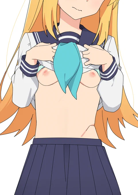 NSFWらくがき。リクエスト頂いた、"しかのこのこのここしたんたん"の虎視虎子(こしたん)。 