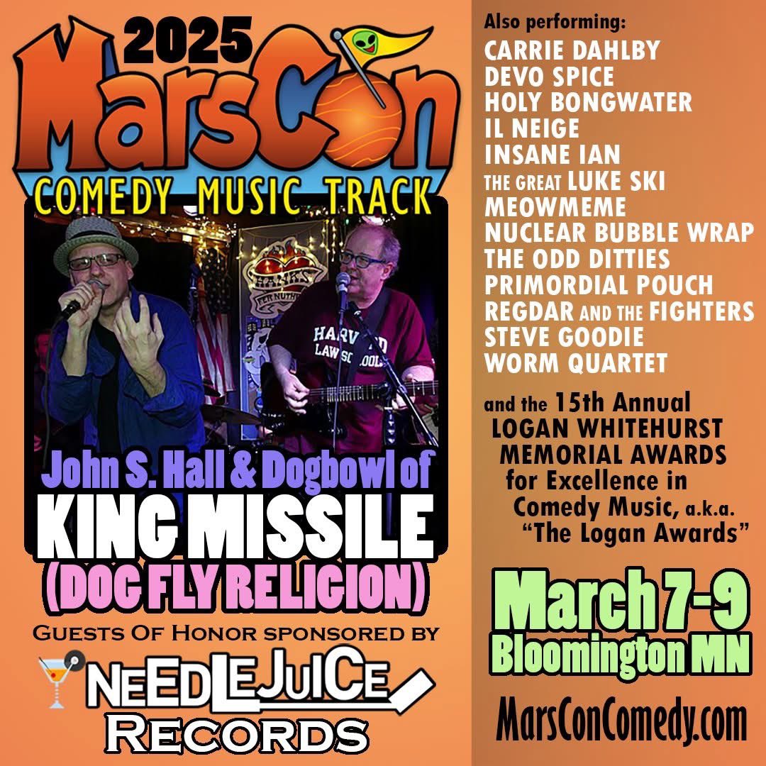 We have upcoming shows! 😮 mark your calendars!

Feb. 20th in Murfreesboro, TN. Stay tuned for details! 

Also, it’s almost <a href="/MarsConComedy/">MarsCon Comedy Music Track</a> time! Come see us at one of our favorite events of the year in March!