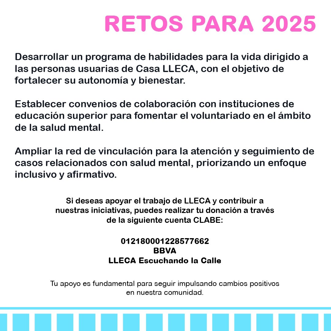 <a href="/SeroProjectLAC/">Sero Project LAC</a> <a href="/FondoSemillas/">Fondo Semillas</a> Nuestros retos para 2025 son grandes #LeyIntegralTrans 🏳️‍⚧️

Si deseas seguir apoyando nuestro trabajo puedes hacerlo a través de nuestra cuenta bancaria, a continuación encontrarás la información.