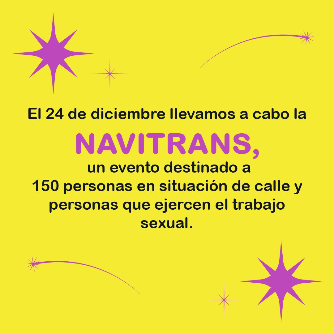 Gracias a <a href="/SeroProjectLAC/">Sero Project LAC</a> <a href="/FondoSemillas/">Fondo Semillas</a> pudimos fortalecer nuestro trabajo comunitario en 2024 con personas LGBT+ en situación de calle y/o en riesgo, además de brindarles empleo a través de nuestro comedor comunitario. 🫰🏼