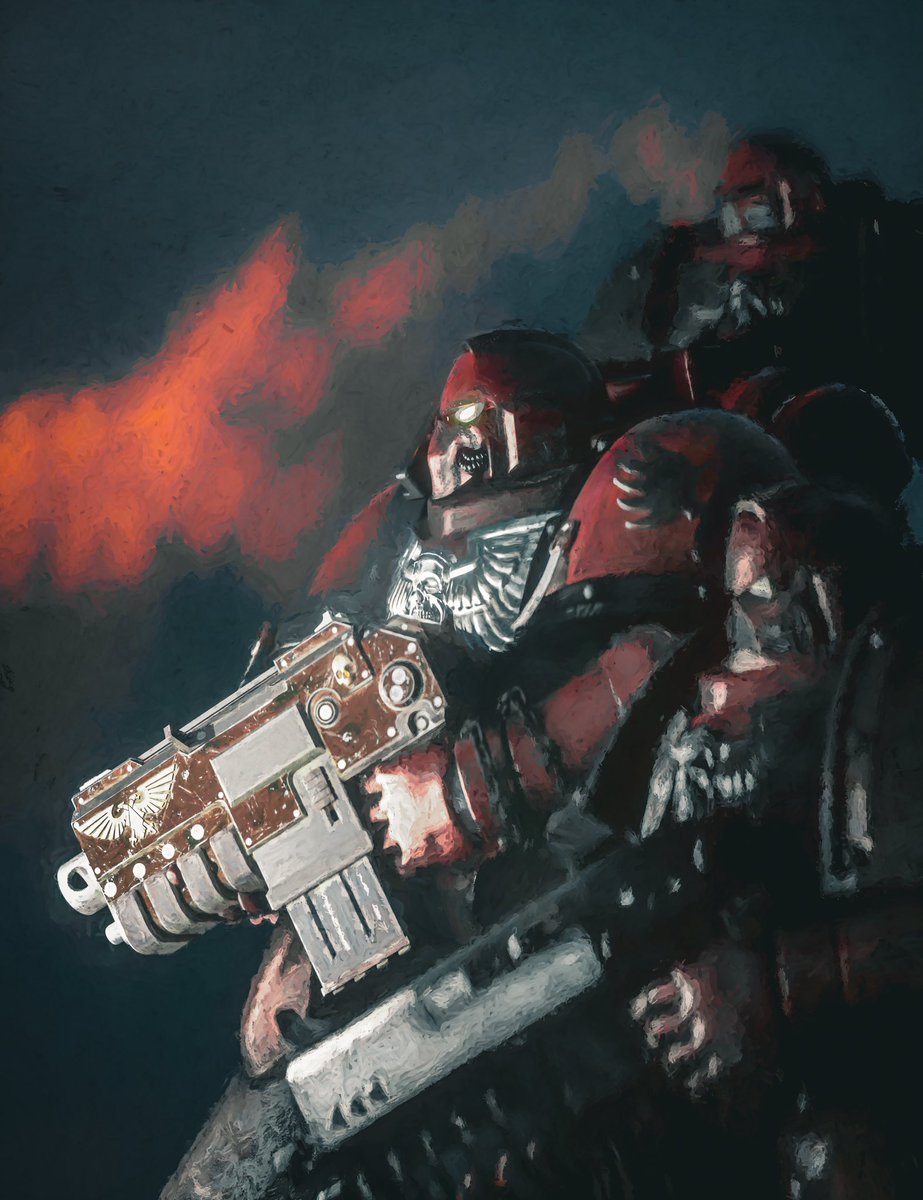 For Blood 🩸 #warhammer40k wallpaper fan art