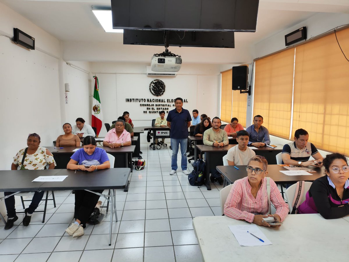 Junta_QR's tweet photo. #INEQRoo realiza Examen para Supervisores y Capacitadores Electorales
Este 11 de enero de 2025, se aplicaron los exámenes para supervisores y capacitadores asistentes electorales, como parte del Proceso Electoral Extraordinario 2024-2025.
#INEQuintanaRoo https://t.co/23Ocqyxv5U
