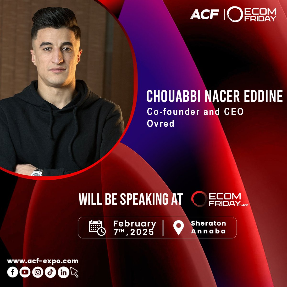 ACF_expo's tweet photo. #Nacereddine_Chouabbi will be speaking at #Ecom_friday_by_acf https://t.co/M7SHIkRtbf