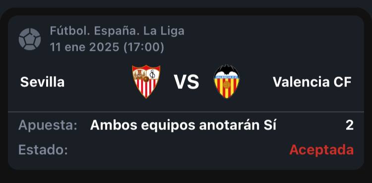 Grupo_LATAM's tweet image. ⚠️ APUESTA DE  LA LIGA 😀

⏭️ AMBOS EQUIPOS MARCAN 🇪🇸🇪🇸

🔋Stake 8
🔝 Cuota x2 en 888Starz 🥇
🔵 App 888starz para Android 💚

Sevilla viene siendo un equipo muy irregular en esta temporada, recibió al menos un gol en 5 de sus últimos 7 partidos por liga.
Valencia viene…