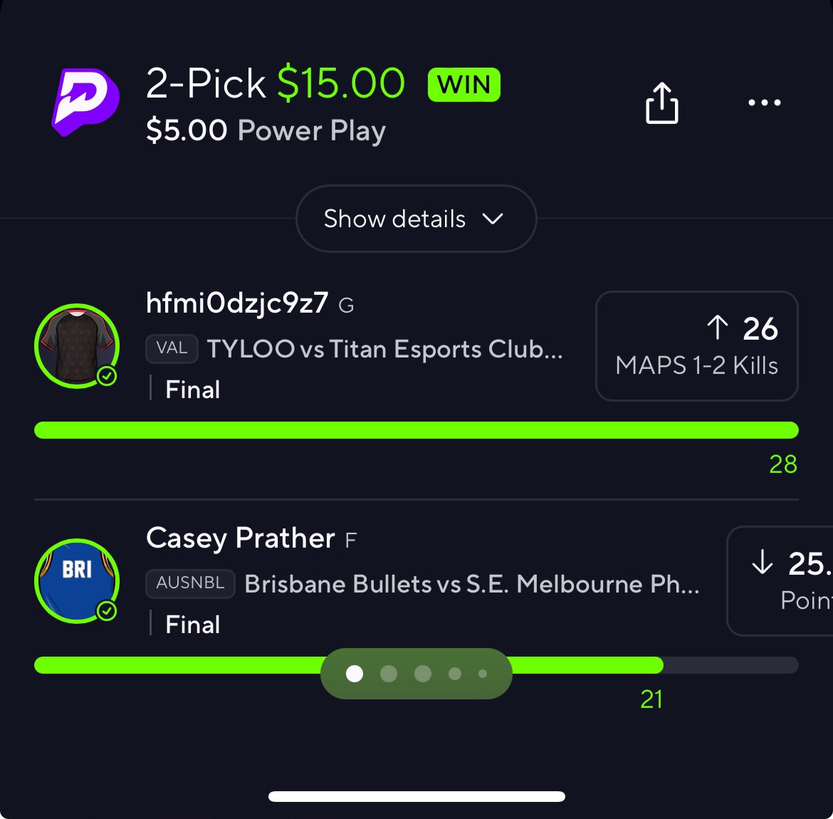 Jortizz3's tweet photo. @Beakspicks Straight Cashin✅ https://t.co/joW1AIH1wY