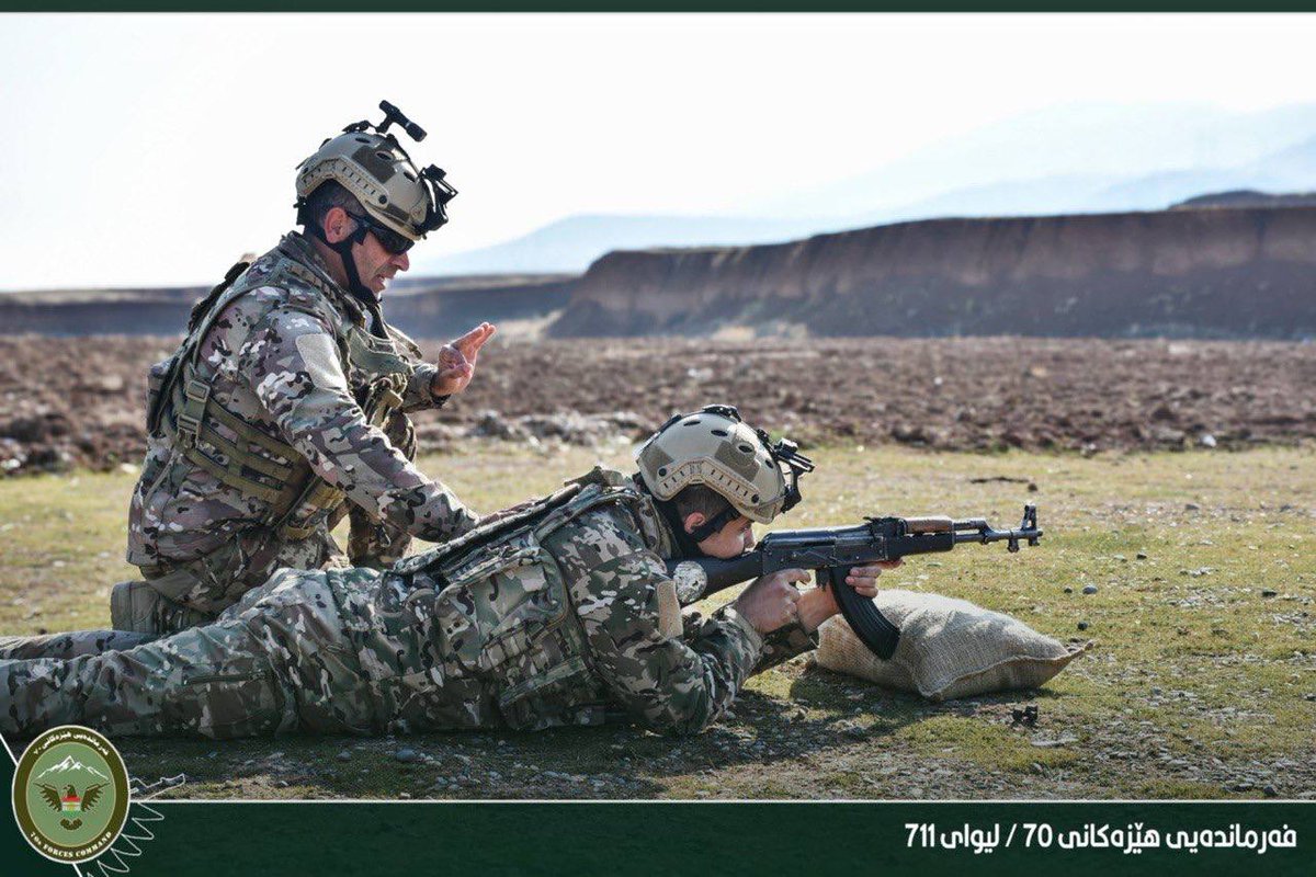 Forces70's tweet photo. The Forces 70 Command continues to implement new plans and initiatives to enhance the military capabilities and advance the ranks of the Kurdistan Peshmerga forces.
Forces 70 Media
#Training #Peshmerga #TwitterKurds #Kurdistan #Military #Forces70 https://t.co/KkQ03bVpNm