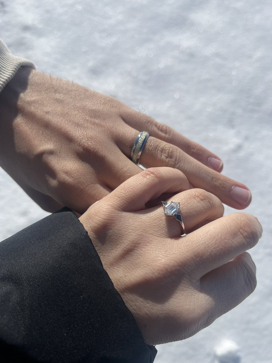 Breaking my Twitter hiatus to share that I’m getting married to my best friend 🥹