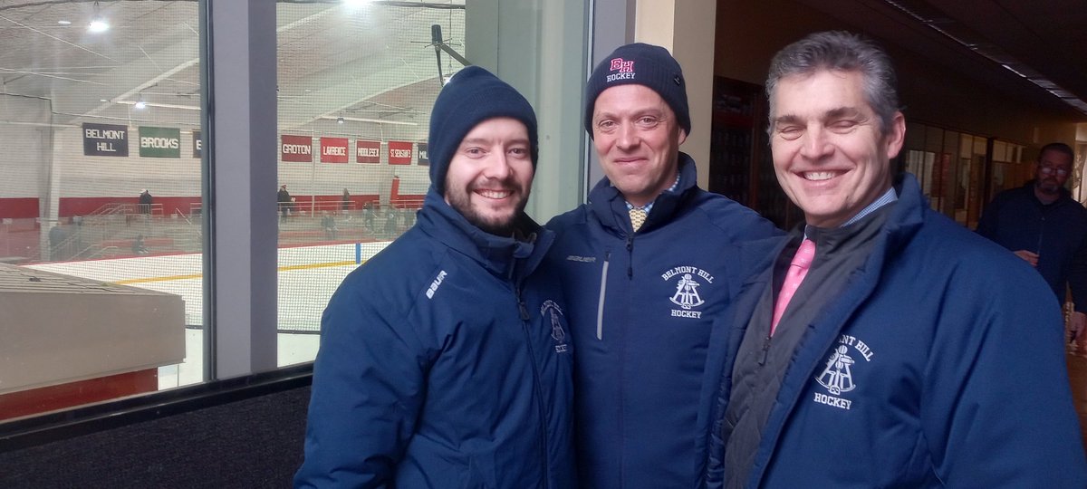Nice meeting the Belmont Hill hockey coaching staff today at St Sebastian.
Best wishes to your program.