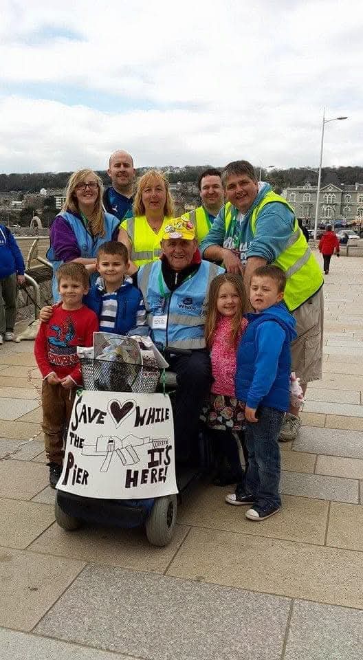 BirnbeckPier's tweet photo. 10 years ago these amazing group of people came together along with other volunteers to raise awareness of the state of birnbeck pier. 

The pier is being saved at long last and it's because of this group of volunteers and every single person who volunteers
We are proud of them! https://t.co/PcrUqskgTs