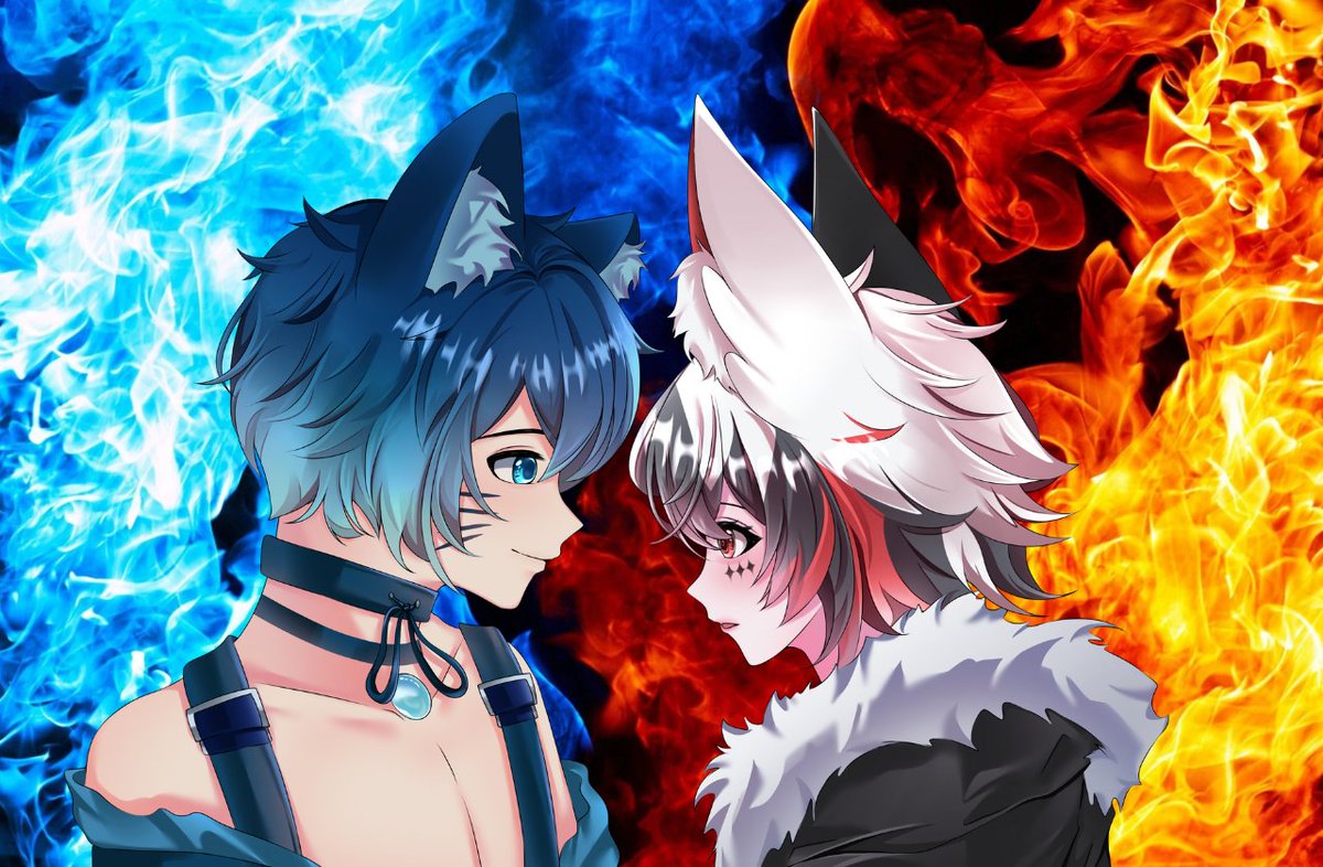 LordW0bbly's tweet photo. Es ist so wunderschön geworden, ich liebe es so sehr! Danke danke @LucielaCaelum dass ich so ein schönes Artwork mit dir haben darf! #hellspawnart
🎨by Lunaria Yumei (Fiverr) https://t.co/EwCGjGRLFL