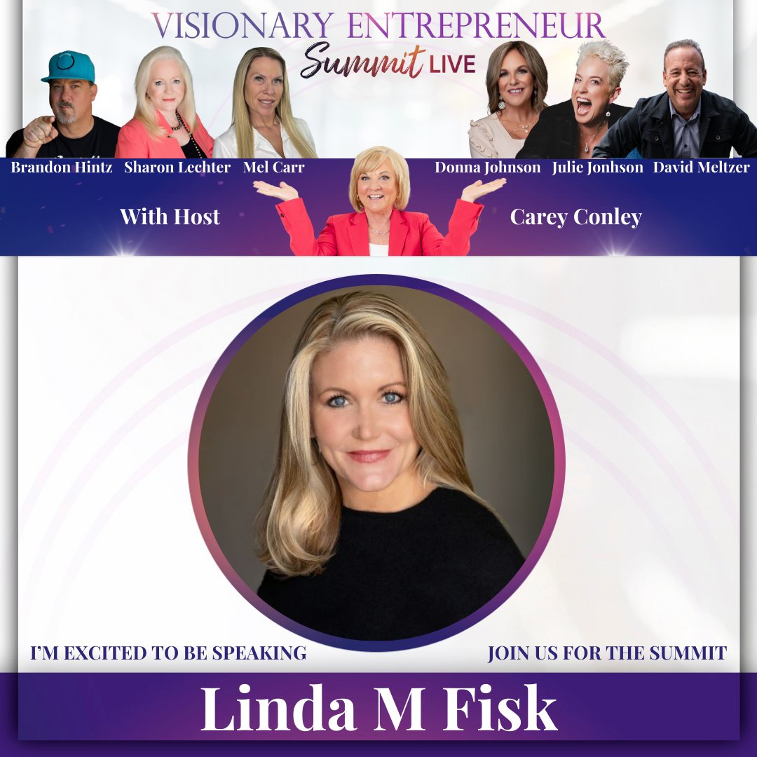 Big news! I’m honored to be speaking at the Visionary Entrepreneur Summit, a 5-day virtual event designed to transform your business and mindset. 

Grab your FREE ticket today and join us January 13th - 17th, 2025!  Simply register today - visionaryentrepreneur.live/free?am_id=lin…