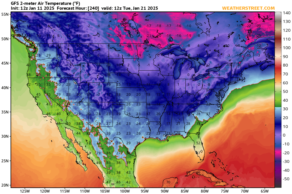 The US is facing some of the coldest weather in history, as #ClimateScam professionals at <a href="/NOAA/">NOAA</a> claim temperatures are the hottest ever.

🤡🤡🤡🤡🤡