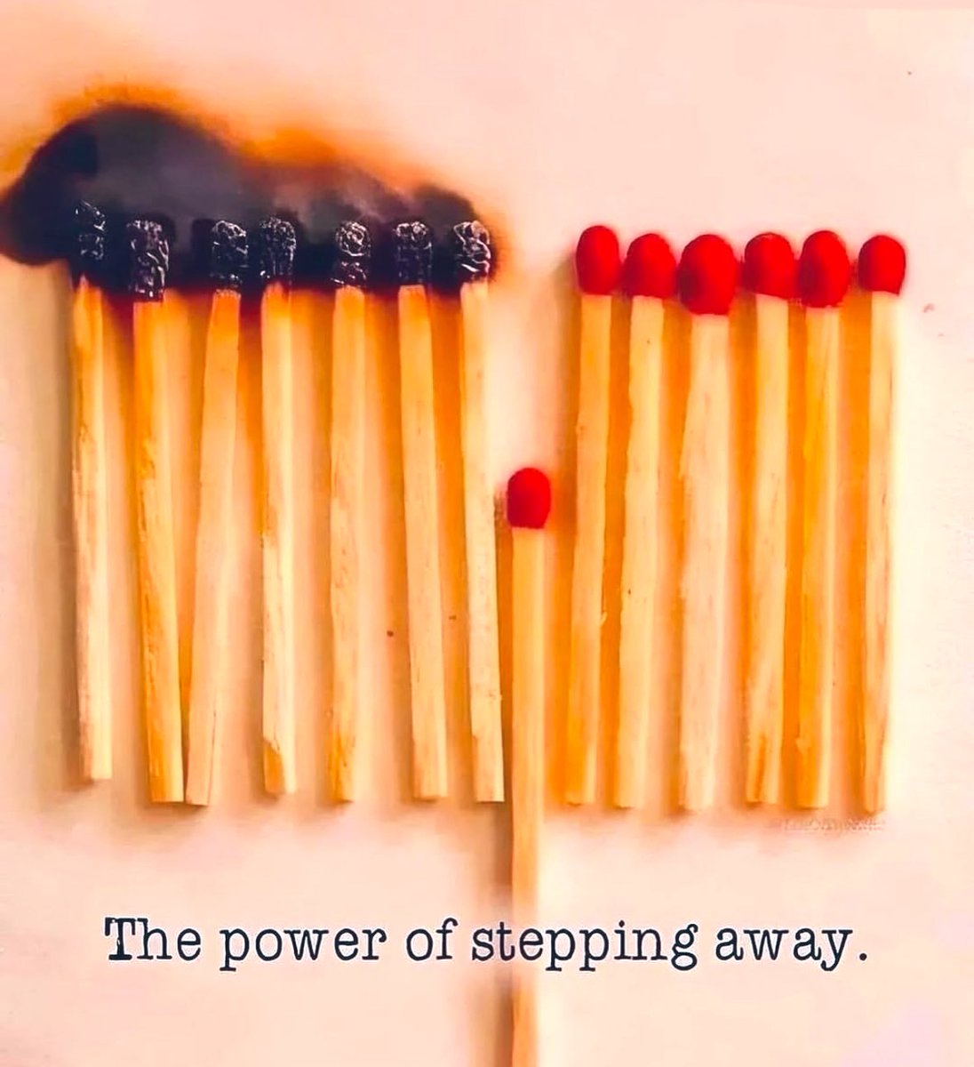 AwareOfTheNarc's tweet photo. Never underestimate the power of stepping away. https://t.co/l39Dtfv8E1