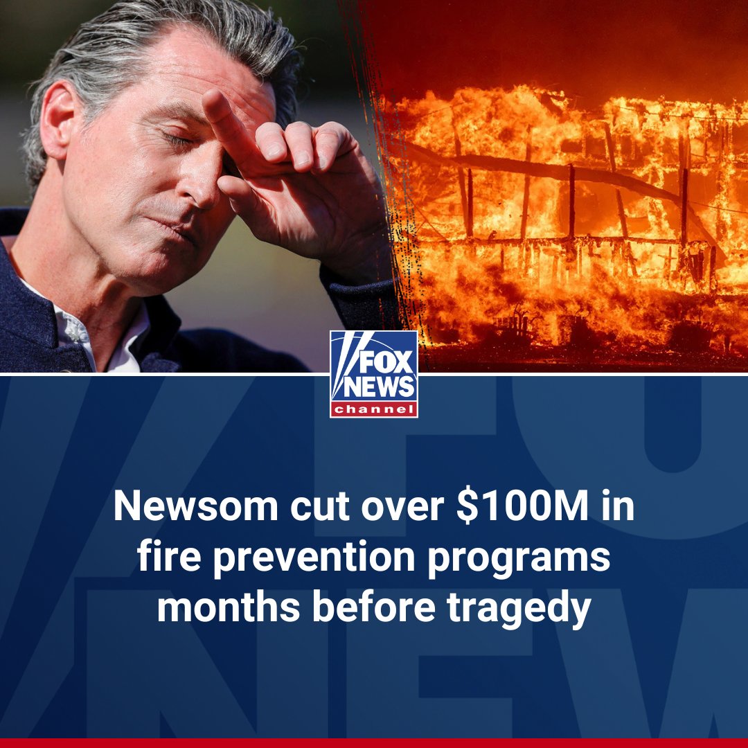 SLASH AND BURN: The Dem governor signed the budget cuts into law in June 2024, severing funding from seven programs focused on preventing and battling potential wildfires in California
trib.al/i2qnd0S