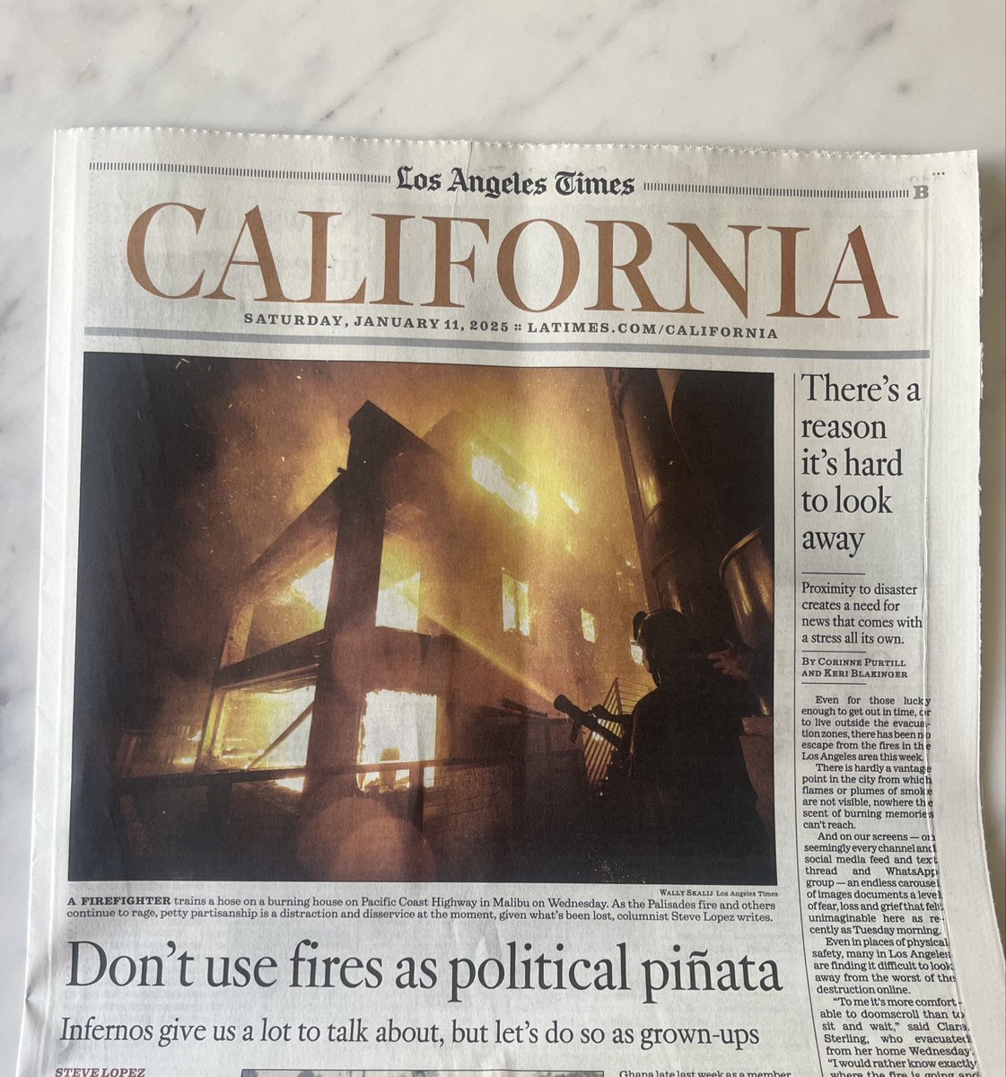 Daniel Miller (@danielnmiller) on Twitter photo I’m just in awe of the @LATimes photographers who have been putting themselves in harm’s way all week to capture this harrowing moment in our region’s history. All the photos pictured here are from today’s paper and are by <a href="/WallySkalij/">Wally Skalij</a>, <a href="/GinaFerazzi/">Gina Ferazzi</a> <a href="/bvdbrug/">Brian van der Brug</a> and <a href="/GenaroMolina47/">Genaro Molina</a>. I’m just in awe of the @LATimes photographers who have been putting themselves in harm’s way all week to capture this harrowing moment in our region’s history. All the photos pictured here are from today’s paper and are by <a href="/WallySkalij/">Wally Skalij</a>, <a href="/GinaFerazzi/">Gina Ferazzi</a> <a href="/bvdbrug/">Brian van der Brug</a> and <a href="/GenaroMolina47/">Genaro Molina</a>.