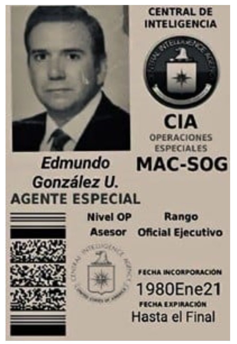 <a href="/EdmundoGU/">Edmundo González</a> Así mismo estaban los familiares de los 6 sacerdotes, empleadas domésticas, niños y dirigentes sociales en el Salvador donde usted como empleado de la CIA tuvo participación en esas muertes o se le olvidó. El KARMA le está cobrando su pasado oscuro.