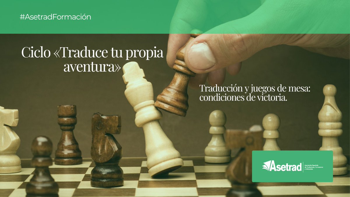 maloria's tweet photo. El jueves pasado comenzó el ciclo de seminarios online de @Asetrad_ORG en el que participo junto a los titánicos @LoscertalesTrad y @TradventuresJP. Hablamos de traducción de juegos de mesa (9/01), de rol (14/01) y de videojuegos RPG (16/01). Como guinda, ¡una mesa redonda el 21! https://t.co/GfLjGAdZiO