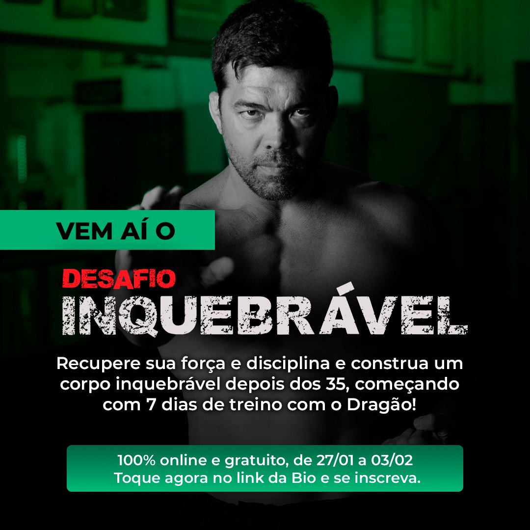 lyotomachidafw's tweet photo. Chegou a hora de recuperar sua força, sua disciplina e começar 2025 treinando de verdade.

O Desafio INQUEBRÁVEL é um programa de 7 dias, 100% online e gratuito, feito especialmente pra quem tem mais de 35 anos e uma rotina puxada.

“Lyoto, minha vida é corrida…” https://t.co/QBBTYhje1v