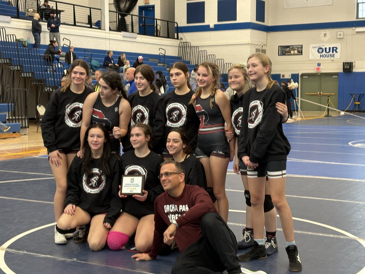 Matt_ORourke1's tweet photo. 🚨 Kenmore Girls Duals final standings 🚨

1. @LockportSports 6-0
2. @op_athletics 4-2
3. @KenTonWrestle 4-2
4. Iroquois 3-3
5. @home_rh 3-3
6. Frewsburg 1-5
7. @SCCSDWarriors 0-6

@wnywrstlcentral @WNYAthletics @wnywrestling @wolf3328 https://t.co/vLz21bhxxD