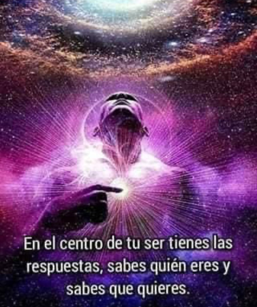 Sololuz5's tweet photo. OTRA DE MIS EXPERIENCIAS MÍSTICAS-
Muchas veces publico la frace " Al Centro" este es el motivo ... Estaba meditando con una buena conexión con mi corazón y de pronto Dios me habló, sentí que desde mi corazón salió una voz súper potente, fuerte, enérgica .. se estremeció todo mi cuerpo y me dijo " AL CENTRO " desde ese día sé que lo más importante es conectar con nuestro corazón, ahí está la solución de todo .. ahí están los súper poderes... ahí
está Dios!