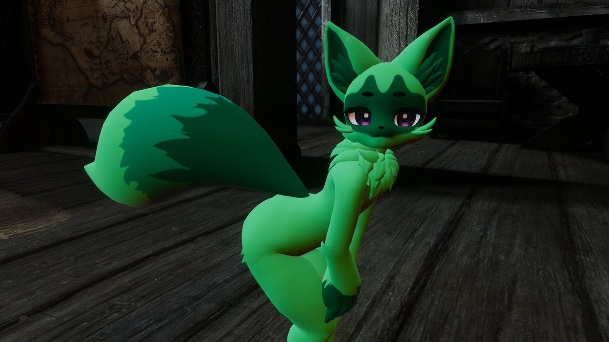 guess who has a vrchat model? It's still a work in progress, but the answer is me! &gt;w&lt;