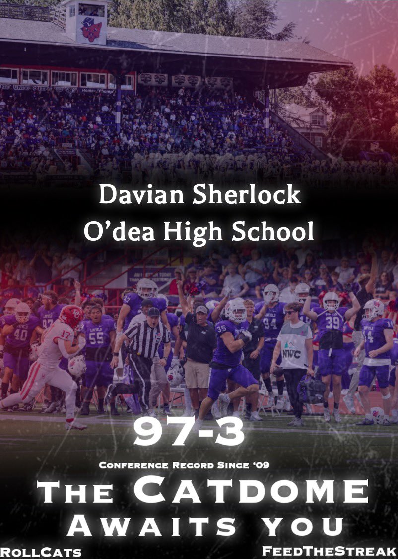 Davian Sherlock (@daviansherlock) on Twitter photo After a great talk with <a href="/Adin_wolf13/">Adin Wolf</a> I’m grateful to have received an offer to play at the University of linfield.
<a href="/ODeaAthletics/">O'Dea Athletics ☘️</a> <a href="/sheaC_3/">shea</a> <a href="/BrandonHuffman/">Brandon Huffman</a> After a great talk with <a href="/Adin_wolf13/">Adin Wolf</a> I’m grateful to have received an offer to play at the University of linfield.
<a href="/ODeaAthletics/">O'Dea Athletics ☘️</a> <a href="/sheaC_3/">shea</a> <a href="/BrandonHuffman/">Brandon Huffman</a>