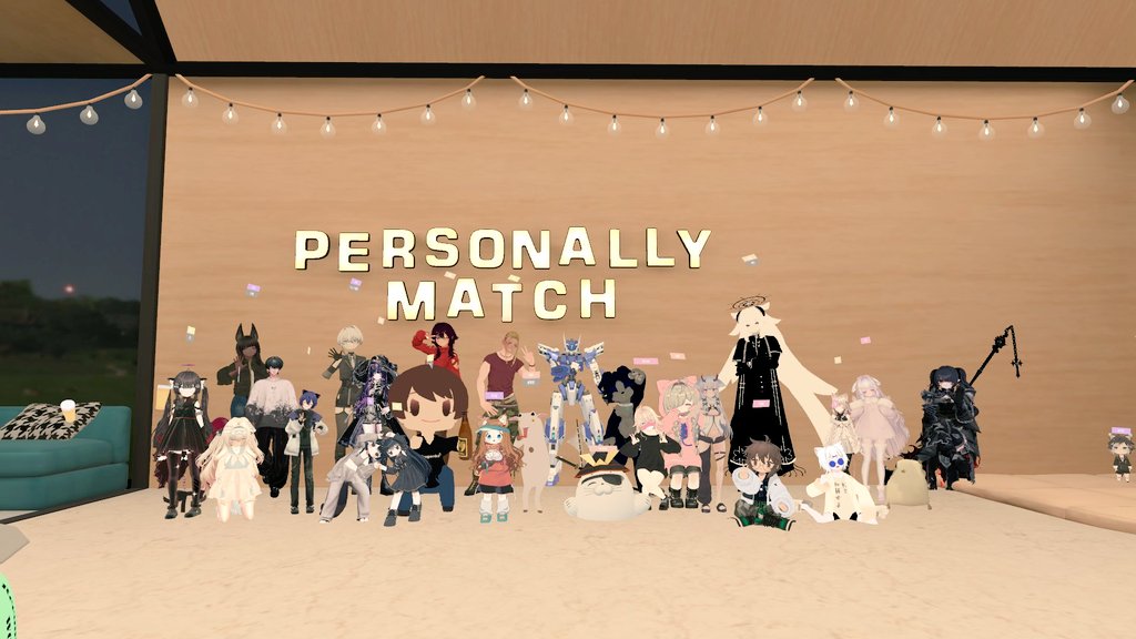 3cIa0r_maca1on5's tweet photo. 今回も『Personally Match』様のイベントに参加させていただきました〜
相変わらずISTJ部屋は誰も居なかったけども…
ISTP&ENFP部屋、INFP&ESTP部屋
どちらも楽しく有意義に過ごさせてもらいました!!
皆さんありがとうございました〜🐾✨
#VRChat
#VRC
#VRChatイベント
#personallymatch https://t.co/bjn4mTLC13