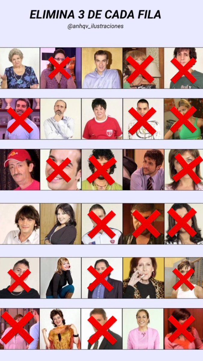 No acepto otras eliminaciones la verdad