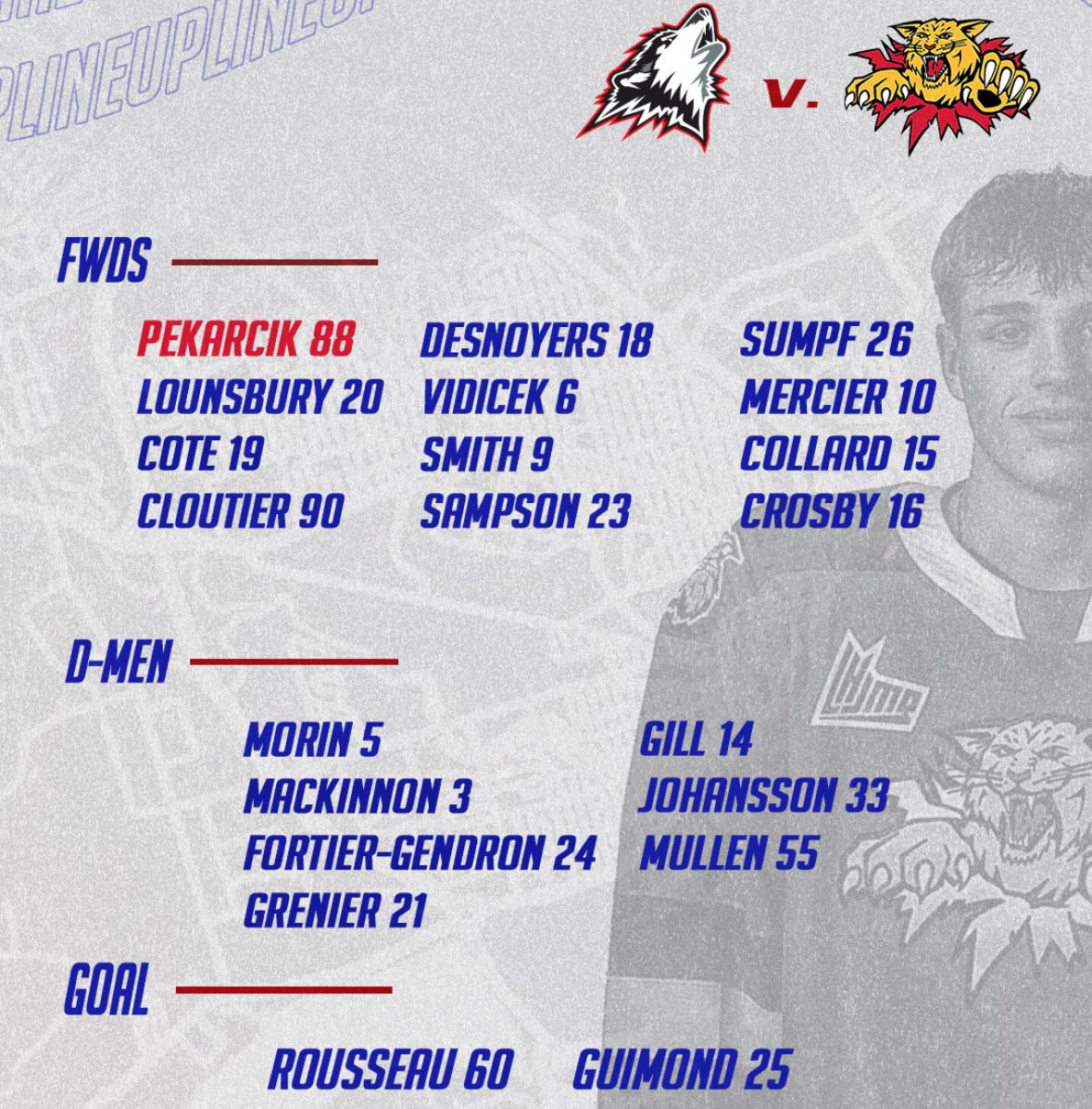 MonctonWildcast's tweet photo. Same lineup as Thursday looking to continue our winning ways!
#ANewEra #DefendTheDen #JGS #JoinTheHunt #RNvsMON
📸 - @DanielStLouis https://t.co/UP9WwrFp4A