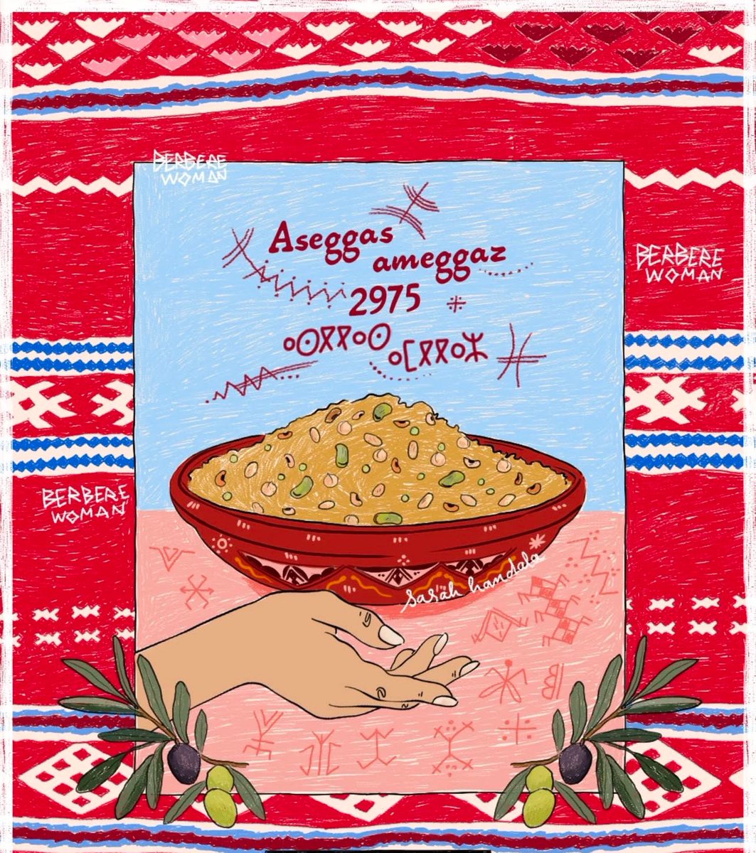 Assegas amegaz ✨️♥️, yenayer amrveuh 🤍 
Happy new year 2975 🙏🏼 
#Assegasamegaz