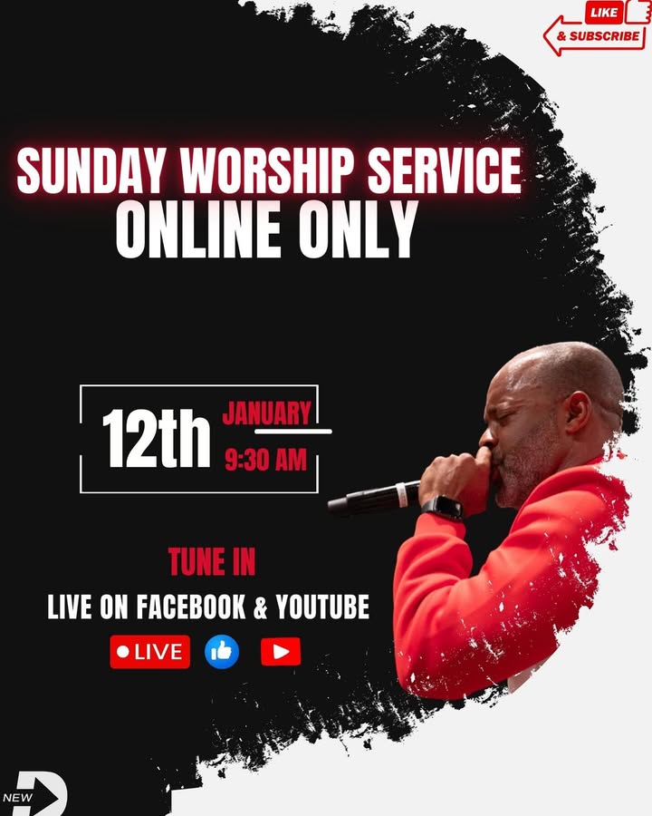 Your safety remains my primary concern, and I look forward to worshipping with you online this Sunday at 9:30 AM. Together, let’s continue to move mountains by faith!