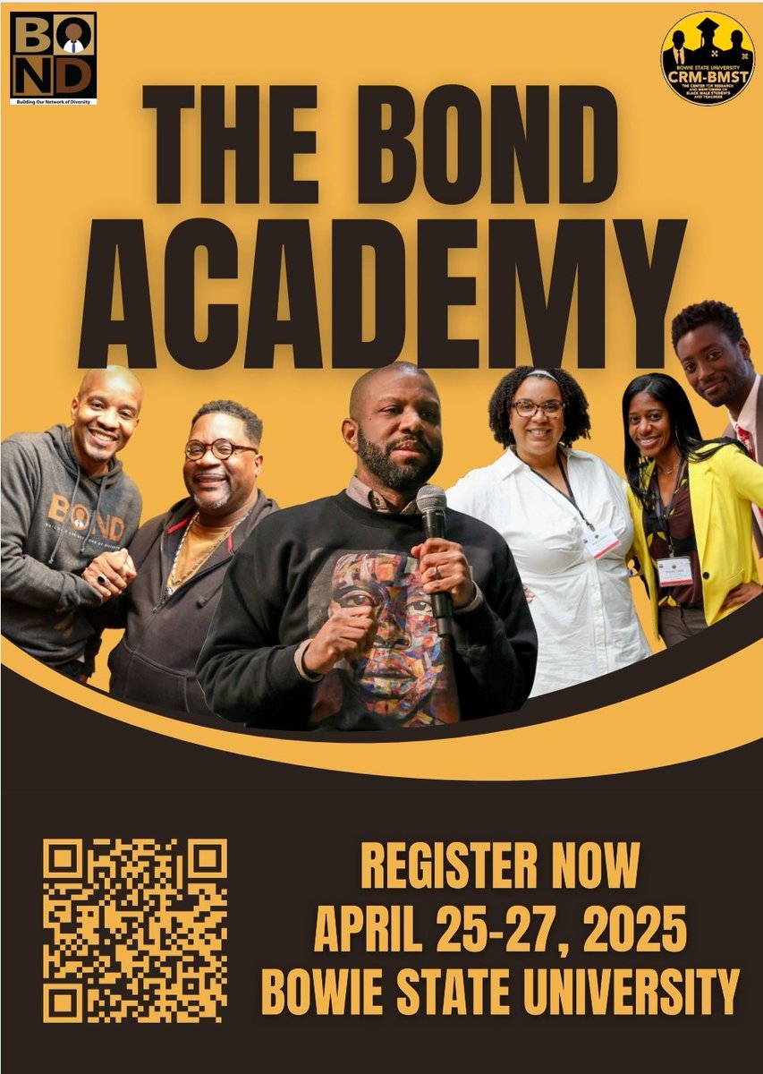 The BOND Academy is the ultimate professional learning experience of the spring.

Early Bird Pricing ends on Friday, January 17th, 2025. 

Dont miss out!

Register/Info Here: 
bondeducators.org/bond-academy-2…
