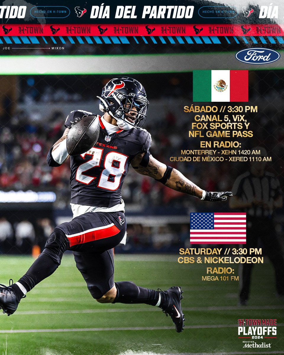 ¡Es hoy! ¡Es hoy! 🏈