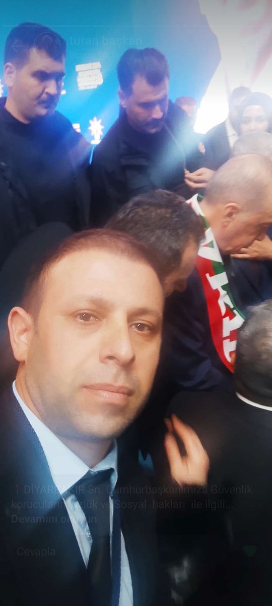 Turan öner sayın cumhurbaşkanımıza 52 bin guvenlik korucunun selamı illetti Allah razı olsun başkanım