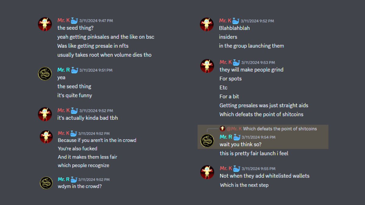 funny how much of a flat circle this all is re: dao drama

pro tip: 

just airdrop to nfts, no one bats an eye and will even thank you for it