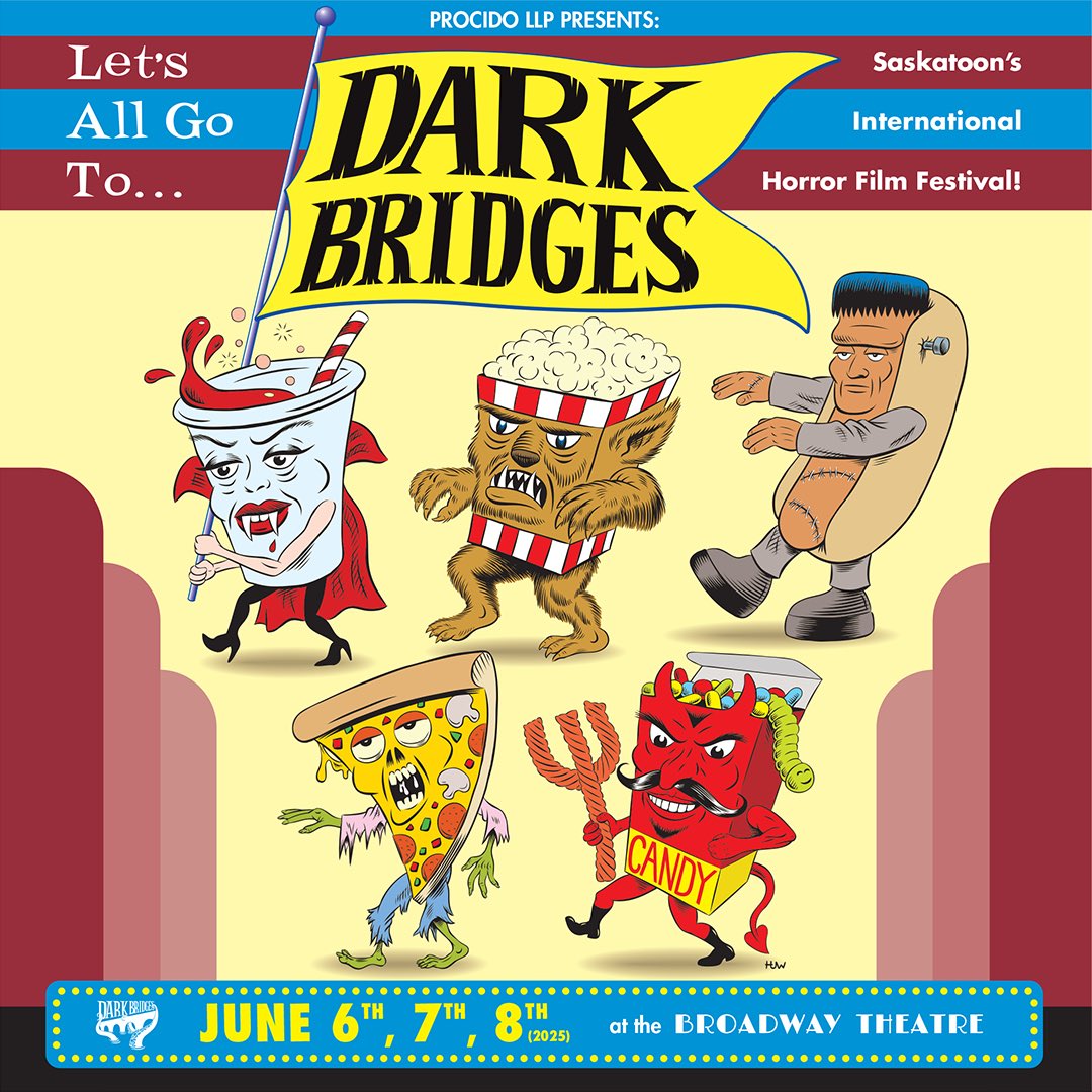 This years Dark Bridges Film Festival takes place June 6-8 <a href="/bwaytheatre/">Broadway Theatre</a> 
Mark your calendar and join us for our scariest festival ever!
#horror #horrormovies #indyfilm #yxe  #yxeliving