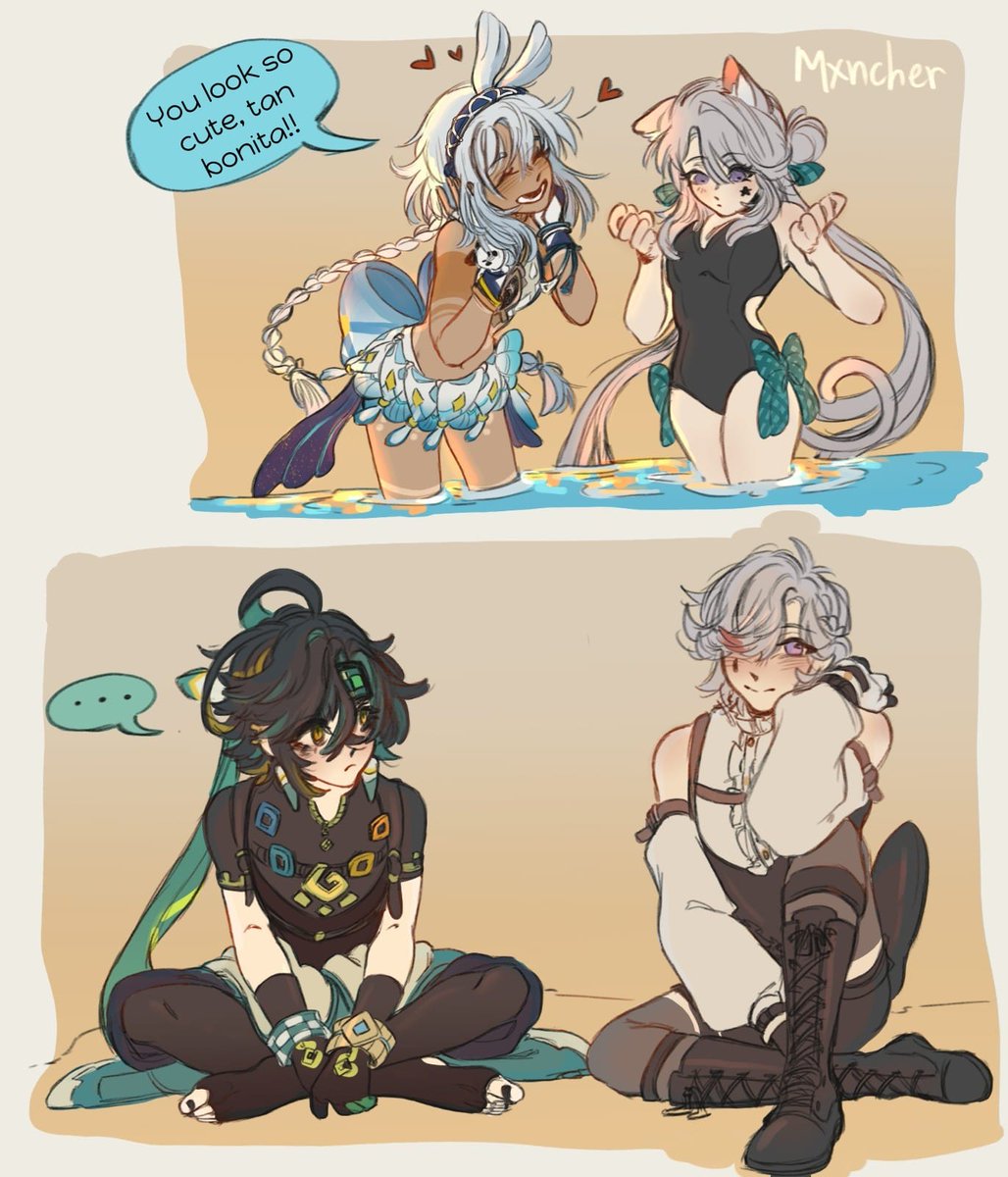 BlogOfDominic's tweet photo. 🐾cat pads🐾 mini-comic magicpixel <3

English traduction 
Part 1/2

#magicpixel #lyney #lynette #lynich #bl #boyslove #genshin #fanart #cómic #digitalart #art #fyp https://t.co/PKg1zSB1Vh
