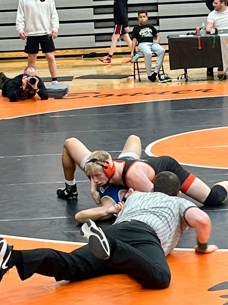 BAAD DUDE!!! Not wins… 100 PINS. They say wrestling and football go hand and hand. 100 pins… multiple 100 + tackle seasons. #1 in his weight class… top LB in the state. #DAWG