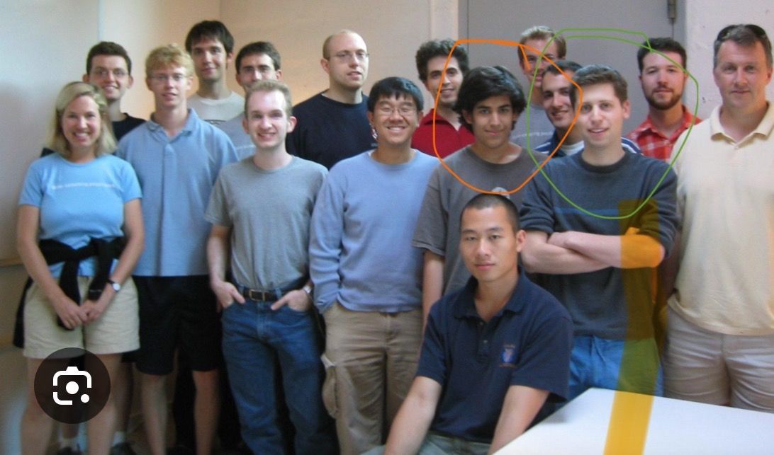 jeremiak's tweet photo. Thinking of Aaron Swartz today &amp; I’m stuck on this photo - he &amp; Sam Altman (both circled) each scraped 1000s of docs but one did it to make the knowledge free for all while the other did it to make $$$$. The US DOJ only came down on one of them &amp; the other is feted by tech bros https://t.co/0uhvpmejur