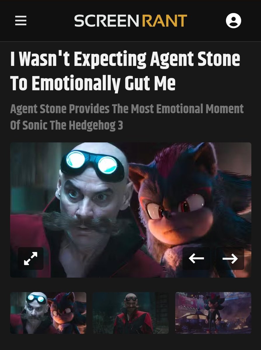 Thank you for the Agent Stone shoutout <a href="/screenrant/">ScreenRant</a> 💜
#SonicMovie3 is out now!
screenrant.com/sonic-the-hedg…