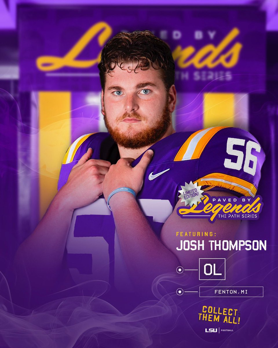 The Path to the Boot

Transfer offensive lineman Josh Thompson is officially a Tiger!