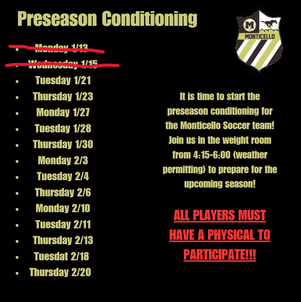 Monticello HS Boys Soccer tweet media
