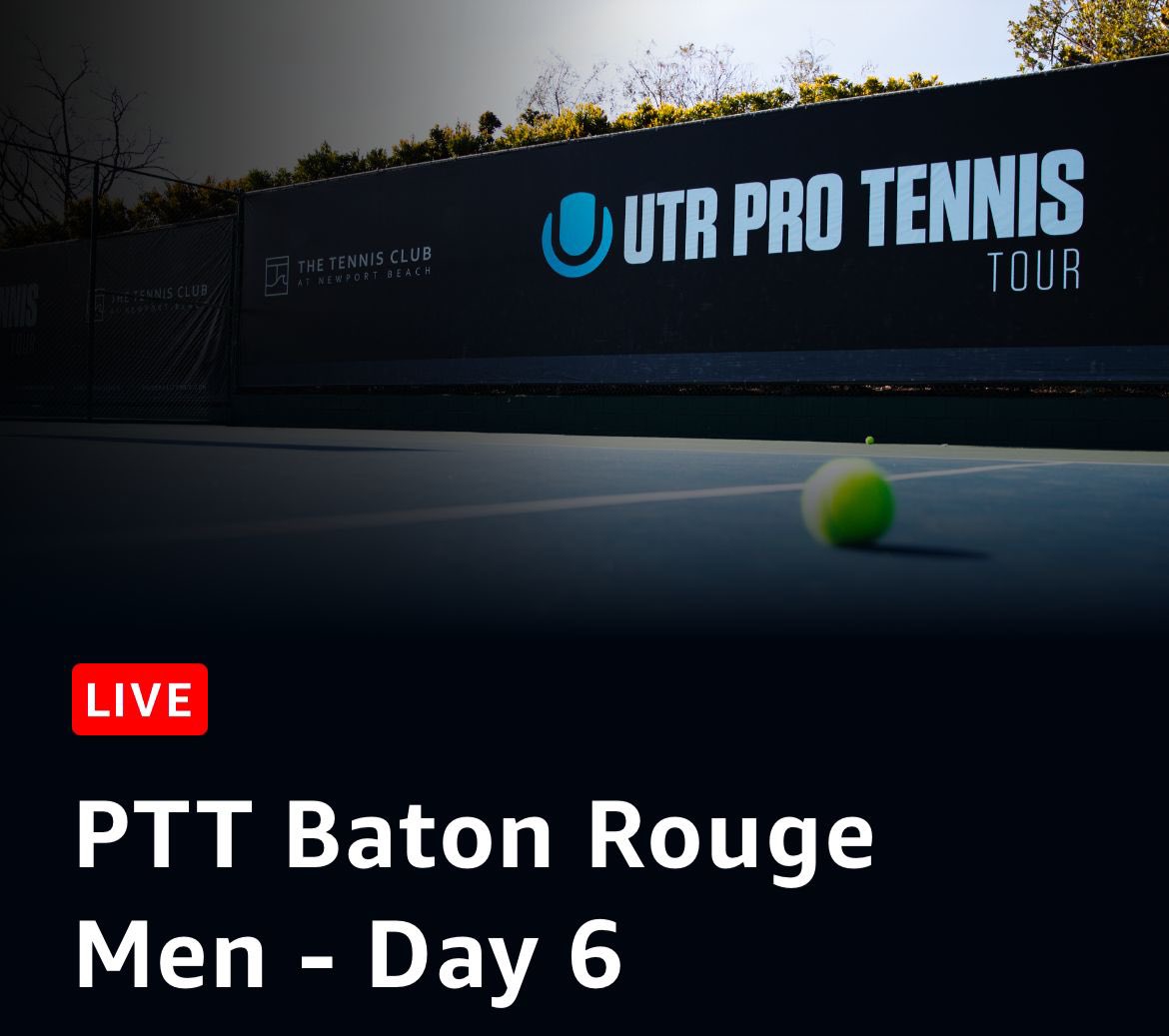 Good luck to club member Will Nolan who is competing LIVE on Amazon Prime this evening - starting around 7:20pm!

The event is live from Baton Rouge and Will is on court 2 playing Stefan Kozlov who reached ATP 103 in the World.

Let’s go Will! 💪🎾