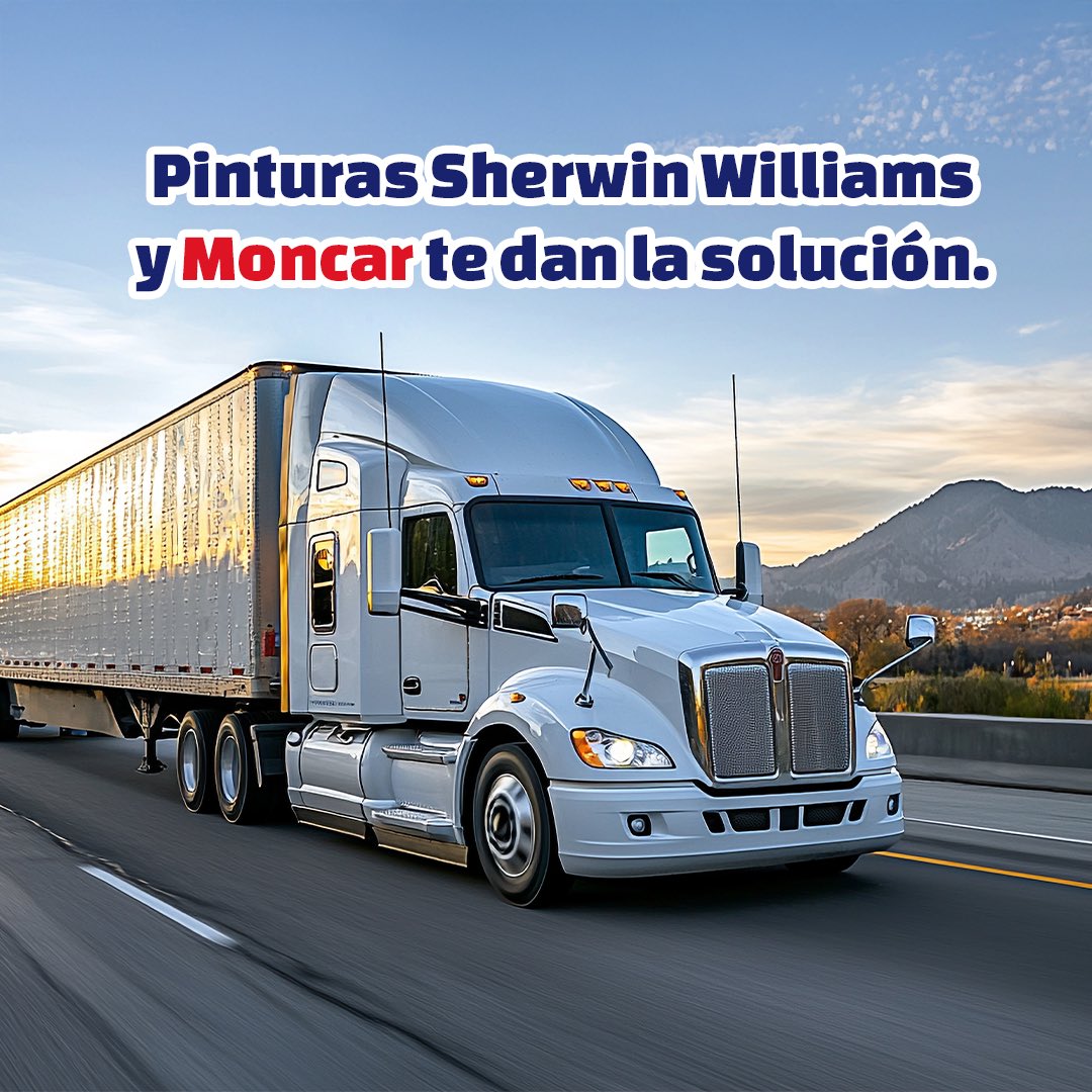 🎨🖌 La calidad de los productos Sherwin Williams está en Moncar. Somos distribuidores autorizados para darte lo mejor. 

¡Hablemos de cómo podemos embellecer tu unidad! 🚗✨🛠️🚛 

Conoce más de nosotros en moncar.com.mx