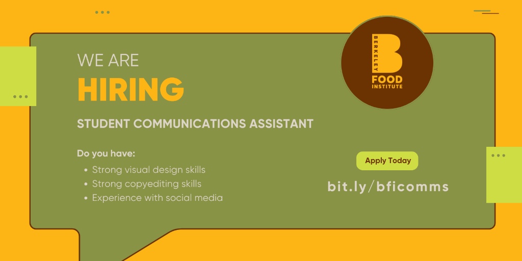 Berkeley Food Institute tweet media