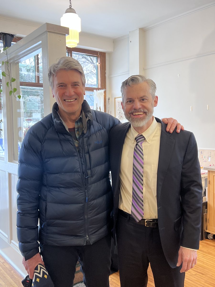 After a great morning talking with the residents of the Pillars of Prospect Park, I was honored to have <a href="/R_T_Rybak/">R.T. Rybak (He/Him)</a>  join me and our crew to go out and talk to citizens in SD60 about the issues that matter most to them for the State Senate special election on Tuesday the 14th.