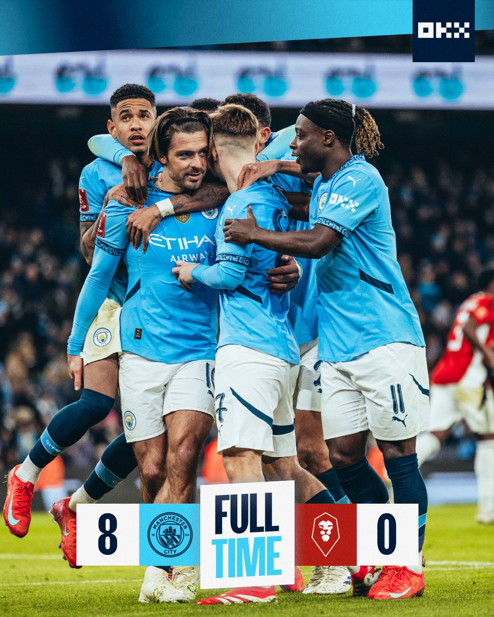 GOLEADA E CITY CLASSIFICADO NA COPA DA INGLATERRA! 🏆💪

🩵 8 X 0 🔴 | #ManCity