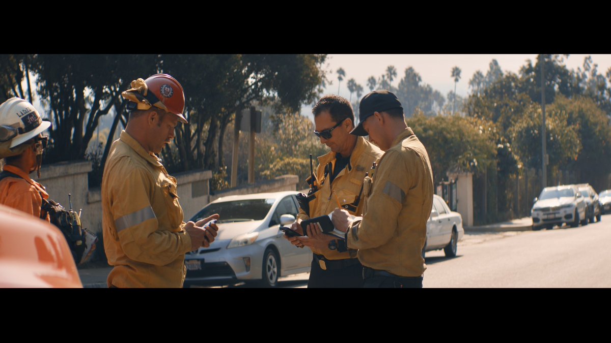A still frame from the footage I’ve been capturing in Los Angeles as the LAFD fights devastating fires ravaging the city.

Pictured: Just outside of Runyon Canyon Park, the LAFD coordinates with aerial units as they battle the Sunset Fire.